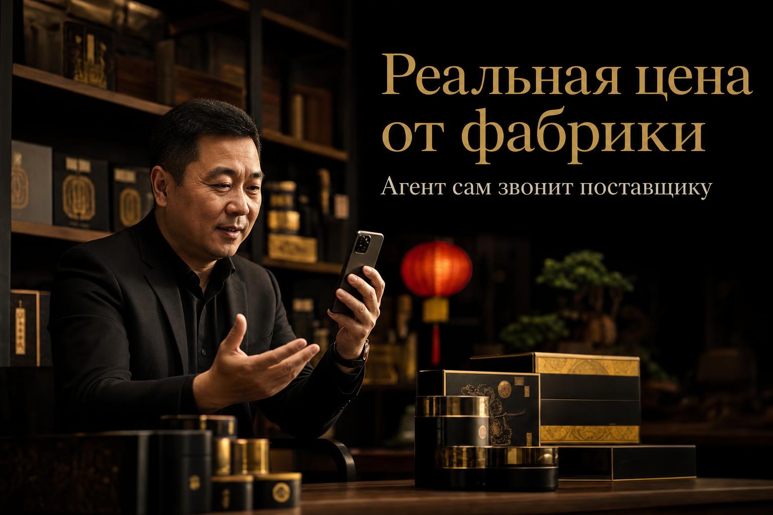 Агент договаривается с фабрикой